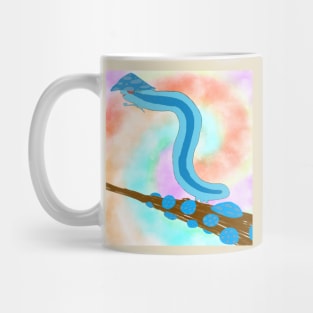 Trippy Mushroom Caterpillar Mug